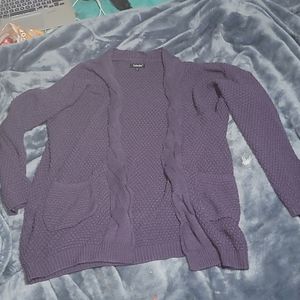 Traleubuie cardigan, Large, Purple